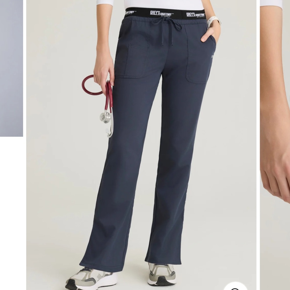 Women's Navy Drawstring Scrub Pants